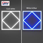 LED Panel Light 600x600mm Ceiling Diamond Lattice  72W 7200 Lumen with driver