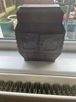 Japanese/Chinese Chinoisrer lacquer antique table top cabinet See Pictures