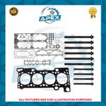 FIAT DUCATO 2.3D MULTIJET DIESEL ENGINE F1AE3481 HEAD GASKET SET WITH HEAD BOLTS