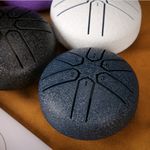 3inch Rain Drum for Outside Garden Steel Tongue Drum Rain Chime 6 Note Drum Gift