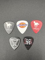 Deftones GUITAR PLECTRUMs PICKS X 5 0.71MM Nu METAL WHITE PONY & DEFTONES