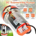 Electric Submersible Pump for Clean or Dirty Water - Flood Pool Garden Well Pond