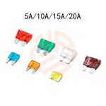 Standard Car Fuses Standard Blade Fuse 5A 10A 15A 20A Fuse Mini Blade Fuses