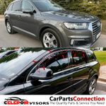 4X For Audi Q7 MK1 2006-2014 SUV 5-door In-Channel Wind Deflectors Tinted Clips.
