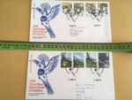 STAMPS GB: 2 X SOUVENIR COVERS - DAILY MAIL IDEAL HOME EXHIBITION 1984