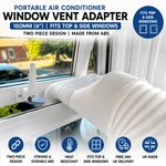 150mm Portable Air Conditioner Window Vent Adapter Connector High Flow 5.9inch