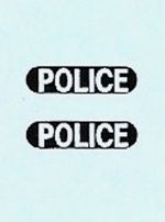 Corgi 209 Riley Pathfinder | Police Car | Transfer / Decal