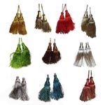 SILK TASSELS-IDEAL FOR CARDMAKING,SCRAPBOOKING,SEWING,CRAFTS, 10CM