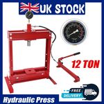 12T Ton Hydraulic Shop Press with Press Plate Heavy Duty Garage Hydraulic Press