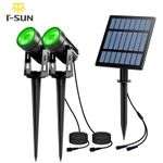 LED Solar Spot Lights 2-IN-1 Outdoor Garden Path Patio Landscape Spotlights IP65