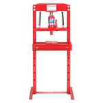20 Ton Hydraulic Shop Press H-Frame Garage Bearing Standing Workshop Machine Red