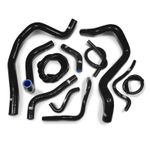 BLACK Samco Silicon Rad Hoses fit Honda CBR 400 NC29 1990-1994