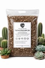 Premium Cactus & Succulent soilMix 20L Fast Draining Blend for Healthy Roots