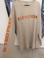 Black Eyed Peas Elevation World Tour UK Crew Shirt XL Beige Long Sleeve