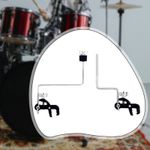 Bass Drum Hoop Mount Percussion Drum Set Rim Clamp Cymbal Holder Z Shaped Rod