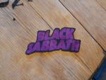 Black Sabbath Embroidered Sew On Patch DOOM Sludge Metal Ozzy Purple 