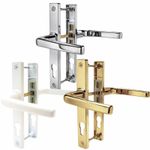 Schlosser Technik GU Ferco uPVC Lever on Backplate Door Handle Pair 180mm