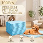 100  Large Puppy Training Trainer Train Pads Toilet Pee Wee Poo Dog Pet Cat Mats