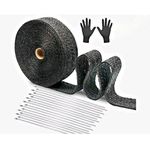 10M Motorcycle Exhaust Heat Wrap, Heat Preservation Anti-Scalding...