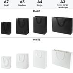 FSC® Certified Embossed Gift Bag |  4 Sizes | Eco-Friendly, Recyclable Paper