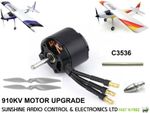 RC WOT 4 Foam-E Plane Brushless Motor Upgrade Kit C3536 910KV Electric E Flight