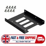 2.5'' to 3.5'' Metal SSD HDD Mounting Adapter Kit Hard Disk Drive Holder Dock