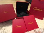 Cartier Empty Watch Box Only - Complete Gift Set Bag Booklets - NO WATCH