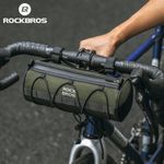 ROCKBROS Bike Front Frame Bag Handlebar Bag Multi-Function Green Bag 2L Capacity