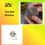 1Pc Tea Ball Strainer Stainless Steel Mesh Infuser for Loose Leaf Tea & Herb