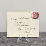 1909 GB King George VII 1d Stamped Envelope Cover Castle Douglas Scot 1 Nov Rare