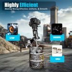 50 Gal 200L Tank Pneumatic Barrel Mixer Agitator Mixing Machine Stainless Steel