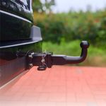 Trailer Hitch Receiver Pintle Hook for Truck 50mm Ball Solid Hitch +Lock 5000lbs