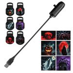 Halloween Projector 6 Patterns USB Powered Halloween House Background Projector