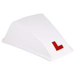 Lettercraft SOM 13 White - Magnetic Driving School Instructor Learner Roof Sign