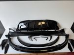 FOR TESLA MODEL Y CARBON LOOK AERO BODYKIT SPLITTER SPOILER SKIRTS DIFFUSER