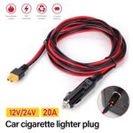 XT60 Female to Car Cigarette Lighter Plug 12V 24V Charging Cable Connector 14AWG