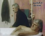 Michael Redmond 10x8 signed in Blue Father Ted
