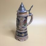 German Musical Beer Stein / Swiss Musical Movement MUSIC DOES NOT WORK