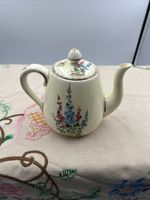 Crown Staffordshire Small 1 Pint Cream Teapot Similar To Hollyhocks