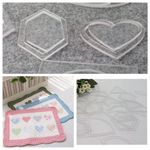 54pcs Acrylic Quilt Quilting Template Sewing Ruler DIY Tool For Patchwork Craft