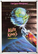 Killer Klowns From Outer Space - original movie poster - INTL EX ROLLED