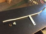 TR2 TR3 TR3A STAINLESS PIPE FROM WATER PUMP / HEATER 201947SS + NUT / OLIVE   