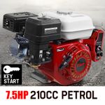 210cc 7HP Petrol Engine 4 Stroke OHV Horizontal 20mm Shaft for Honda GX160/GX200