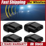 4 x Ultrasonic Car Animal / Deer Warning Whistles auto safety alert device Black