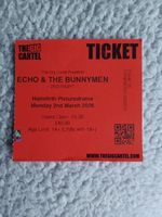 ECHO & THE BUNNYMEN HOLMFIRTH PICTUREDROME MARCH 2ND 2026 MEMORABILIA