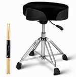STRICH Hydraulic Drum Throne Padded Swivel Height Adjustable Anti-Skid Stool