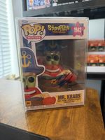 CLANCY BROWN SIGNED AUTOGRAPH MR. KRABS FUNKO POP SPONGEBOB SQUAREPANTS - COA