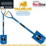 DRAPER Expert All Steel Contractor Square Mouth Spade DIY Y-dee Shaped Handle UK