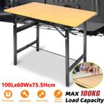 100KG Heavy Duty Foldable Desktop Metal Table Work Bench with Ruler & Tool Slots