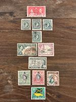 Jamaica. KGVI And QEII. A Small Selection Of 12 Stamps. All Used